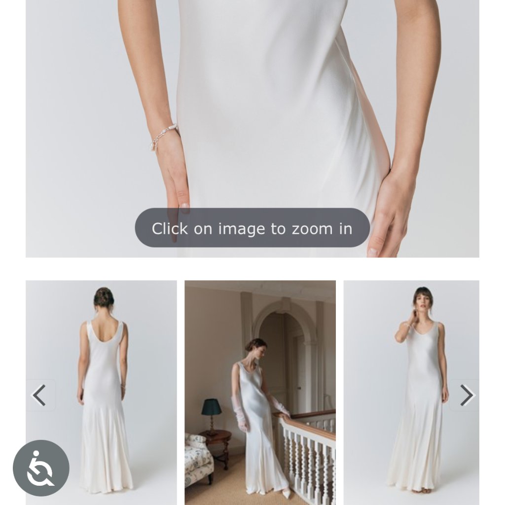 Ghost Minimalist Ivory Wedding Dress